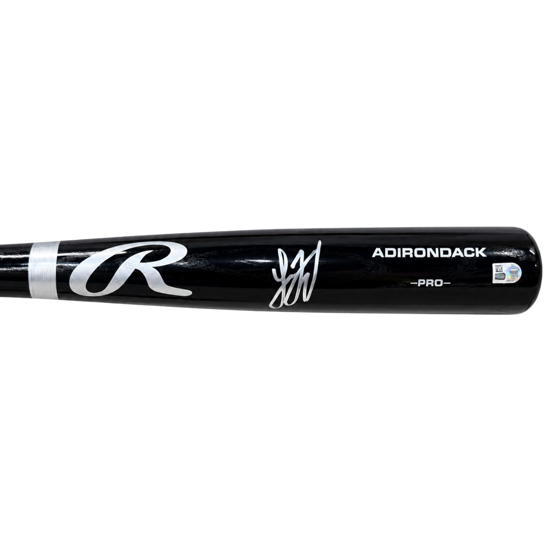 Josue De Paula Autographed Black Rawlings Bat