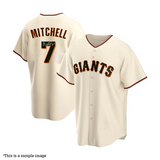 Kevin Mitchell Autographed "1989 NL MVP" Cream Giants Replica Jersey