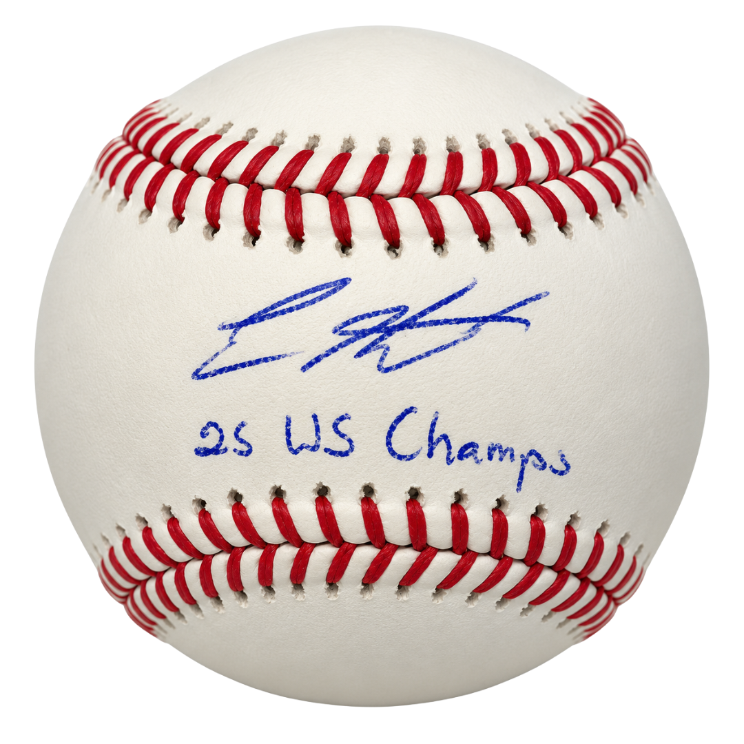 Kiké Hernandez Autographed "25 WS CHAMPS" Baseball