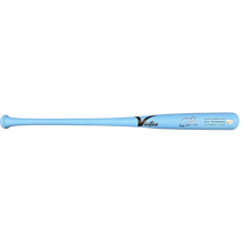 Kike Hernandez Autographed "Happy Father's Day" Game Model Baby Blue Victus Bat