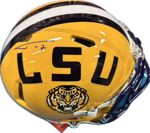 Tyrann Mathieu Autographed LSU Replica Full Size Helmet