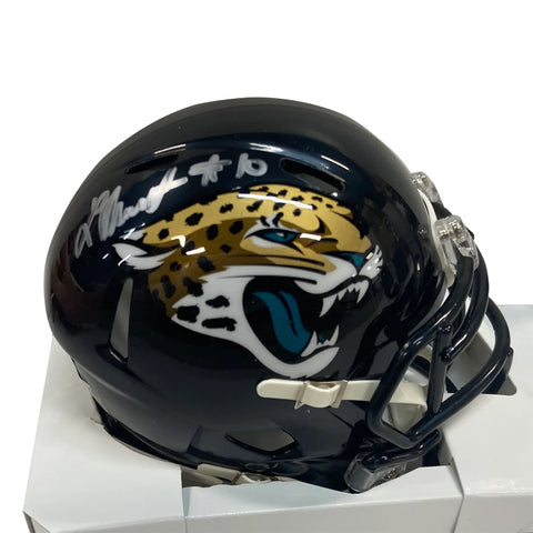 Laviska Shenault Autographed Jaguars Mini Helmet