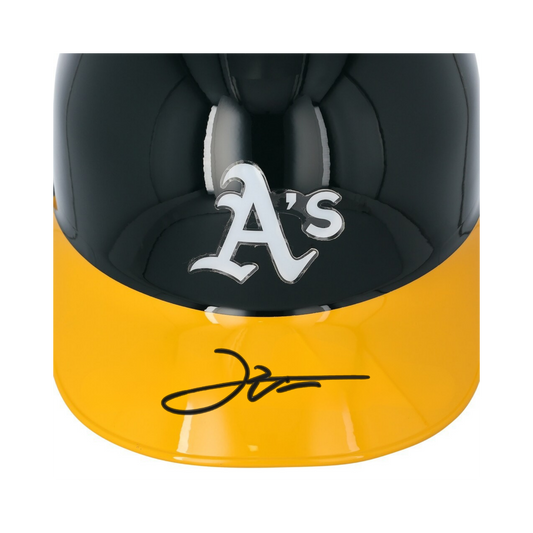 Leo De Vries Autographed Athletics Batting Helmet - (PRESALE)
