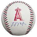 Logan O'Hoppe Autographed Los Angeles Angels Logo Baseball