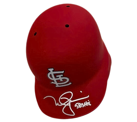 Mark McGwire Autographed "583 HR's" Cardinals Batting Helmet