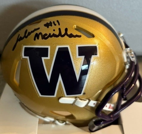 Jalen McMillan Autographed Washington Huskies Mini Helmet