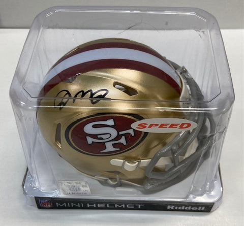 Joe Montana Autographed San Francisco 49ers Gold Mini Helmet