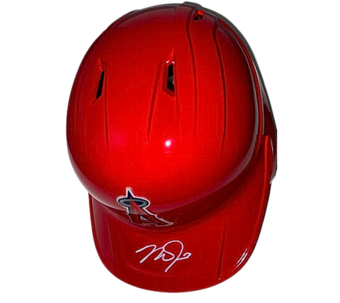 Mike Trout Autographed Full-Size Angels Batting Helmet