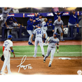 Miguel Rojas Autographed World Series Game 7 Homerun Celebration 16x20