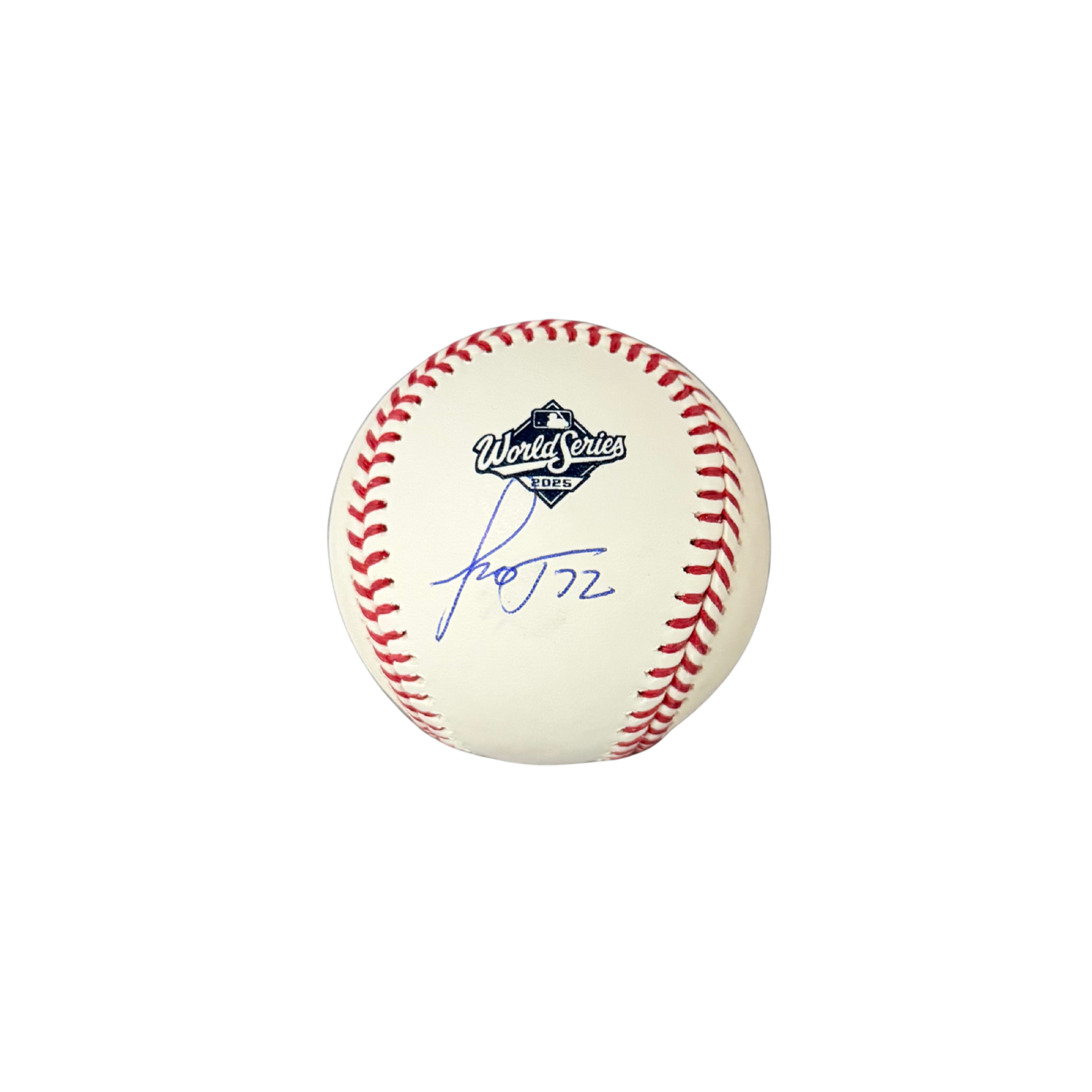 Miguel Rojas Autographed 2025 World Series Logo Baseball (PRESALE)