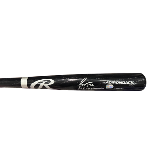 Miguel Rojas Autographed "25 WS CHAMPS" Rawlings Bat