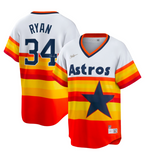 Nolan Ryan Autographed Rainbow Astros Jersey (Cooperstown Collection)