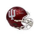 Omar Cooper Jr. Autographed "Go Hoosiers!" Indiana Replica Football Helmet