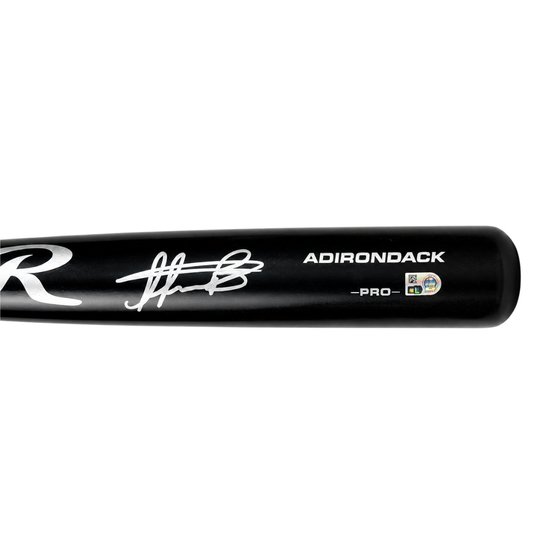 Osleivis Basabe Autographed Black Rawlings Bat