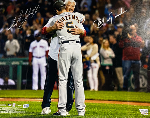 Mike Yastrzemski and Carl Yastrzemski Dual Autographed 16x20