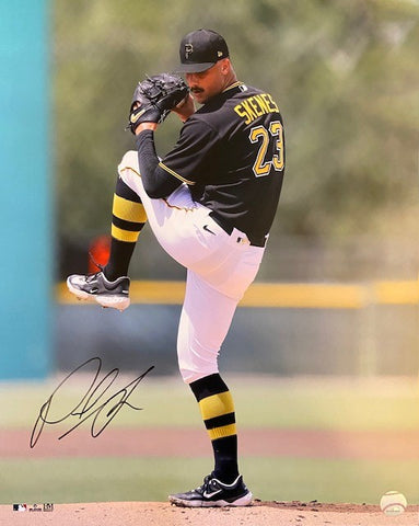 Paul Skenes Autographed 16x20 - Pirates Pitching
