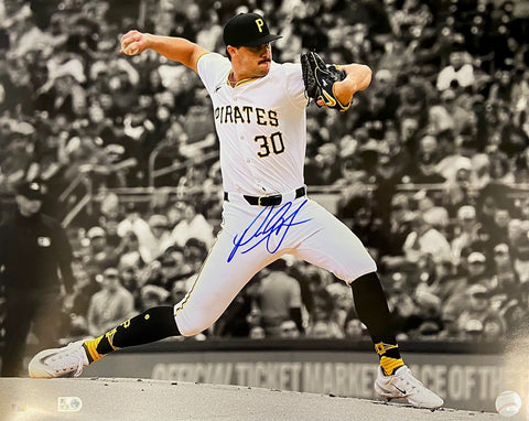 Paul Skenes Autographed Pirates Spotlight 16x20