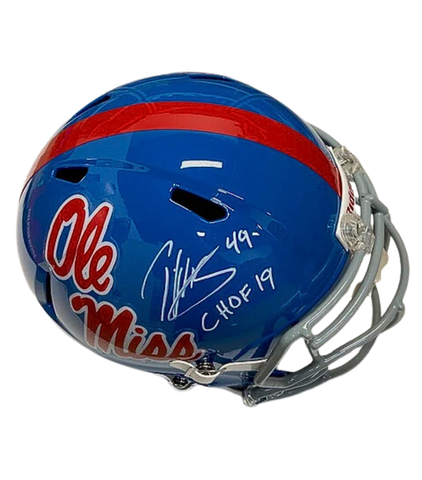 Patrick Willis Autographed “CHOF 19” Ole Miss Baby Blue Authentic Football Helmet