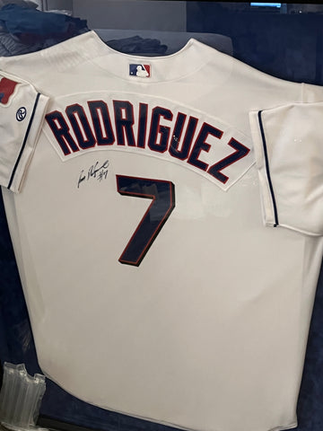 Ivan Rodriguez Framed Autographed Jersey - Player's Closet Project