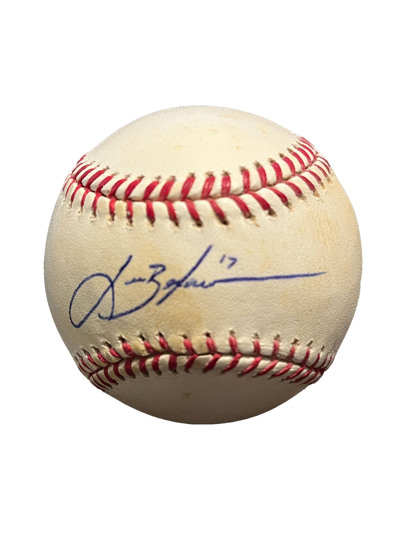 Lance Berkman Autographed Baseball - Player's Closet Project