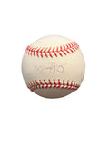 Michael Young Autographed Baseball - Player's Closet Project