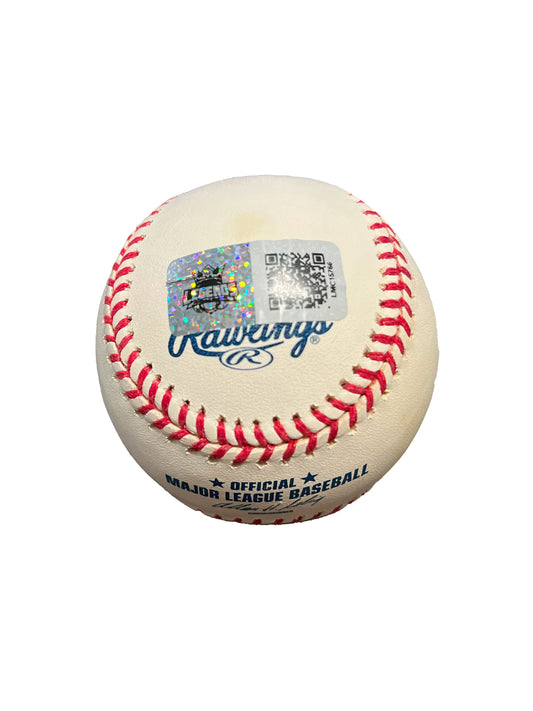 Cliff Lee Autographed Baseball - Player's Closet Project