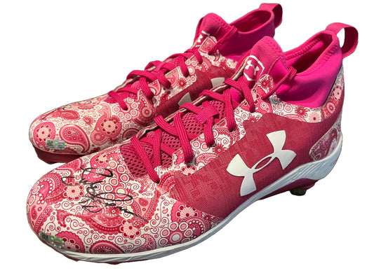 Luke Gregerson Autographed Cleats - Player's Closet Project