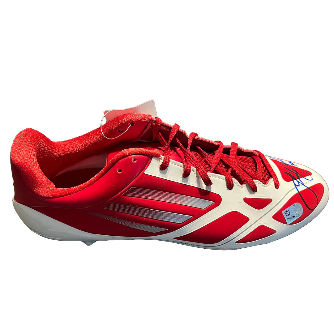 Luke Scott Autographed Adidas Cleats - Player's Closet Project