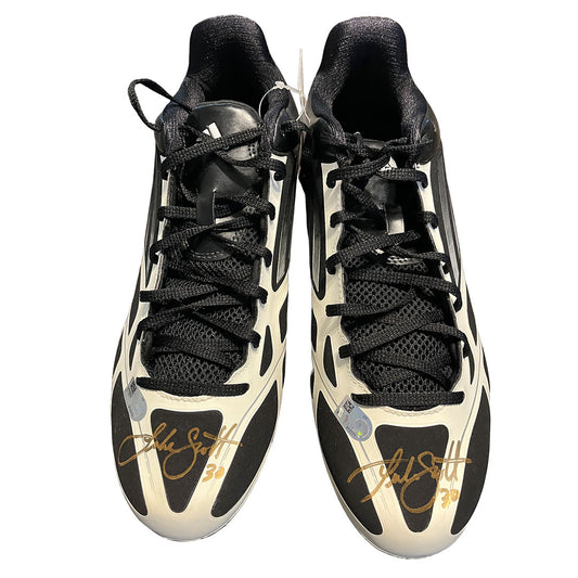 Luke Scott Autographed Adidas Cleats - Player's Closet Project