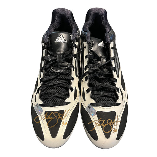 Luke Scott Autographed Adidas Cleats - Player's Closet Project