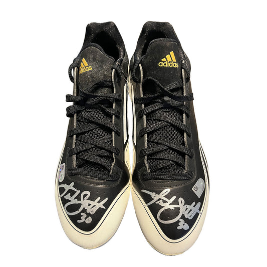 Luke Scott Autographed Adidas Cleats - Player's Closet Project