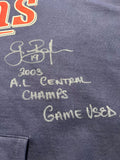 Grant Balfour Autographed 2003 Playoffs Twins Hoodie - Player's Closet Project