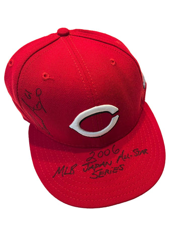 Bronson Arroyo Autographed Reds Hat - Player's Closet Project