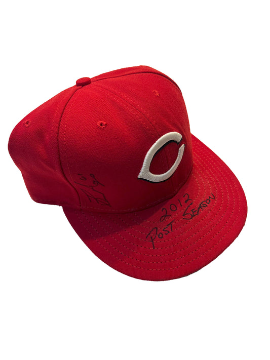 Bronson Arroyo Autographed Reds Hat - Player's Closet Project
