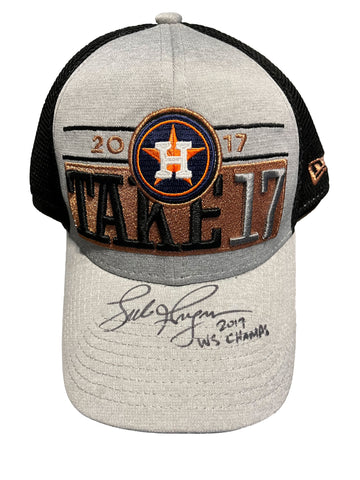 Luke Gregerson Autographed 2017 Take 17 Hat - Player's Closet Project