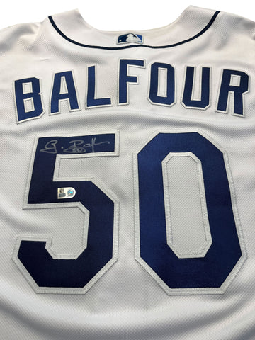 Grant Balfour Autographed Rays Authentic Jersey - Player's Closet Project