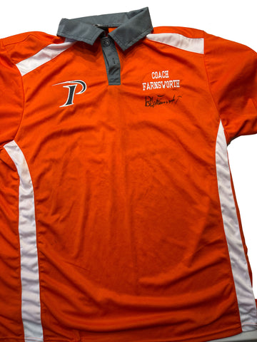 Kyle Farnsworth Orlando Phantoms Autographed Orange Polo - Player's Closet Project