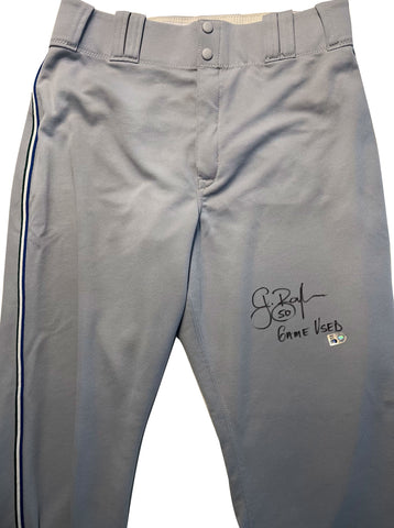 Grant Balfour Autographed Rays Pants - Player's Closet Project