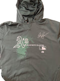 Luke Gregerson Autographed Authentic Oakland A's Warm Sweatshirt - Player's Closet Project