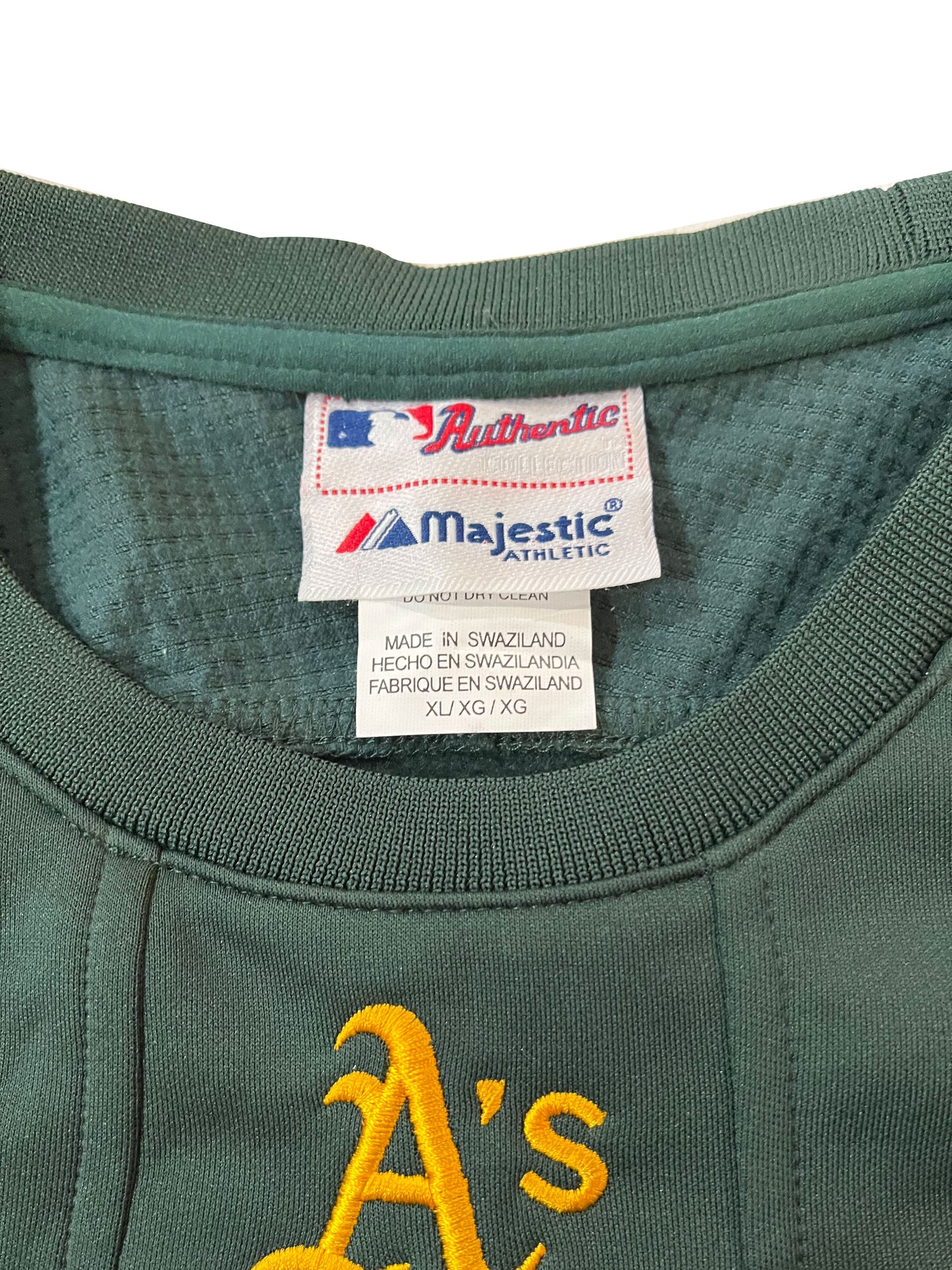 Luke Gregerson Autographed Authentic Oakland A's Warm Up Sweatshirt - Player's Closet Project