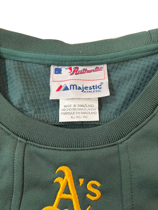 Luke Gregerson Autographed Authentic Oakland A's Warm Up Sweatshirt - Player's Closet Project