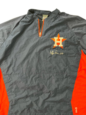Kyle Farnworth Autographed Houston Astros Warm Up Pullover - Player's Closet Project