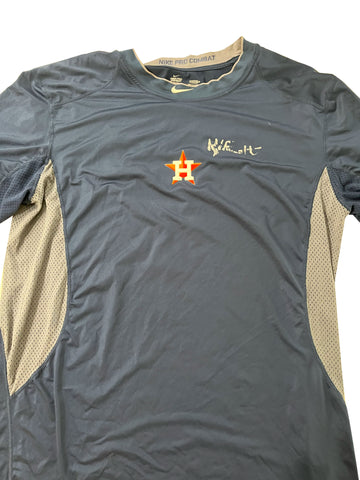 Kyle Farnworth Autographed Houston Astros Warm Up Shirt - Player's Closet Project