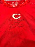 Bronson Arroyo Autographed Authentic Warm Up Shirt - Player's Closet Project