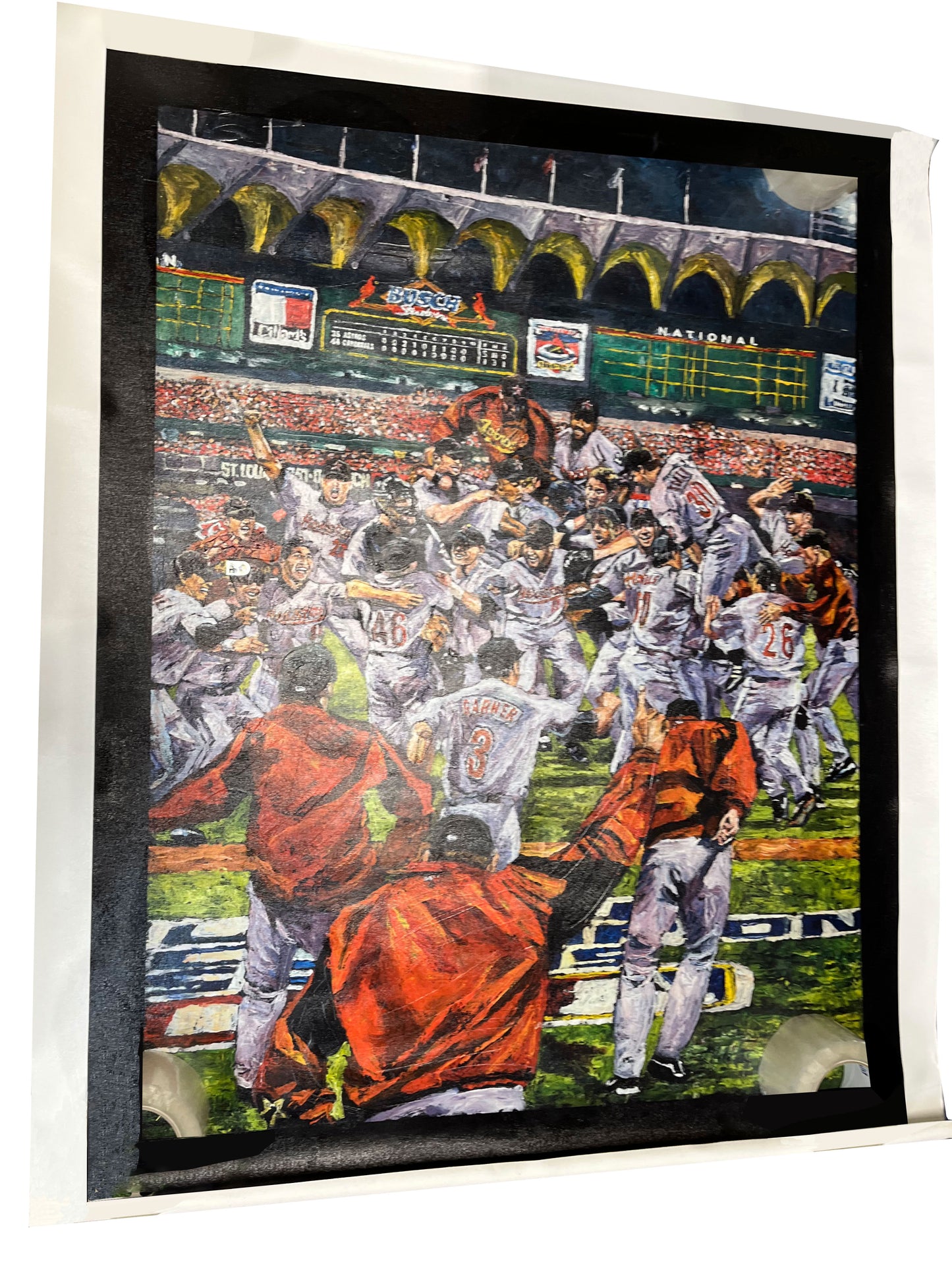 Brad Lidge Astros Autographed Vinyl Poster - Player's Closet Project