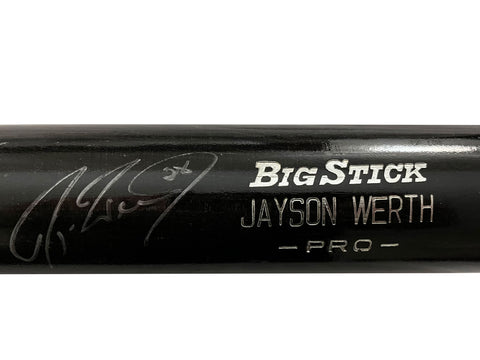 Jason Werth Autographed Bat - Player's Closet Project