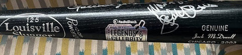 2003 All-Star Game Autographed Jack McDowell Legends Celebrity Event Model Bat - Player's Closet Project