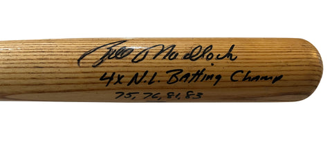 Bill Madlock Autographed Bat - Player's Closet Project