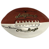 Moose Skowron and Jan Stenerud Autographed Rawlings Football - Player's Closet Project