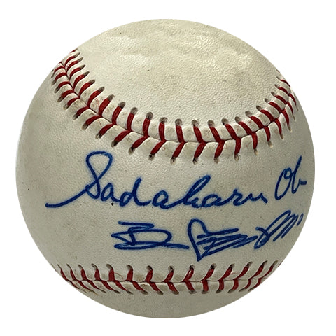 Sadahara Oh Autographed Baseball - Player's Closet Project